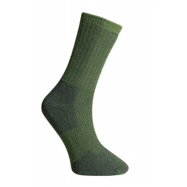 Zimní funkční ponožky Hunter s ovčí vlnou zelená / Udržují teplo
