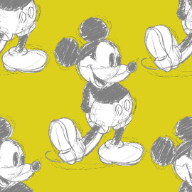 Nánožník Mickey yellow