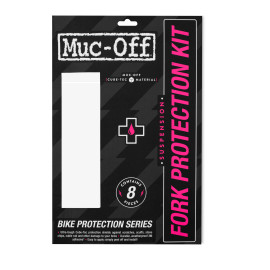 MUC-OFF FORK SUSPENSION PROTECTION KIT - Sada ochranných samolepek na vidlice Barva: Transparentní - matná