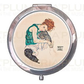Plumeria Schiele Kapesní zrcátko Sedící ženy