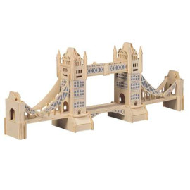 Woodcraft construction kit Woodcraft Dřevěné 3D puzzle slavné budovy Tower Bridge