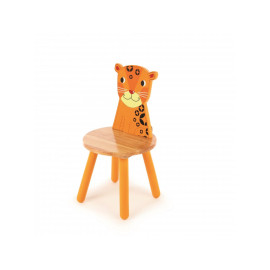 Tidlo Dřevěná židle Animal leopard