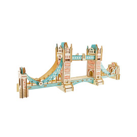 Woodcraft construction kit Woodcraft Dřevěné 3D puzzle Tower Bridge
