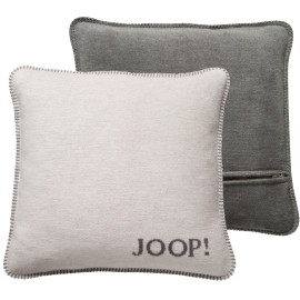 JOOP! Melange Doubleface Ecru-Graphit polštář 50 x 50 cm Product: S výplní