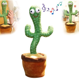Malina Tančící mluvící a zpívající plyšový kaktus