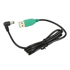 GDS® kabel USB typ A s 90stupňovým DC konektorem 1m