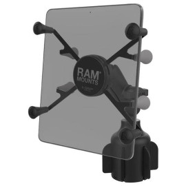 RAM® sestava - držák X-Grip® pro 7"-8" tablety se střed. ramenem a základnou do držáků nápojů v autě