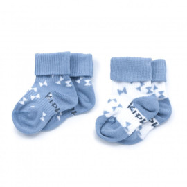 Dětské ponožky Stay-on-Socks 0-6m 2páry Party Blue