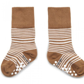 Dětské ponožky Stay-on-Socks ANTISLIP 12-18m 1pár Camel