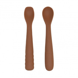 Silikonové lžičky B-Spoon Shape 2ks Terracotta