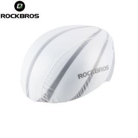 ROCKBROS Cyklistická pláštěnka na přilbu YPP017 bílá