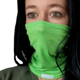 NANO šátek multifunkční (s kapsou na filtr) .S .zelená