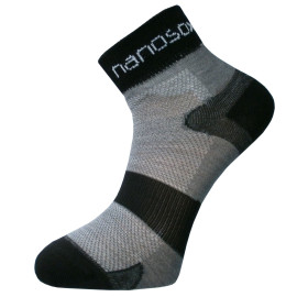 nanosox SPORT CYKLON ponožky .35-36 .černo-šedá