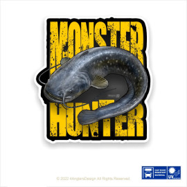 4anglersdesign Rybářská samolepka na auto Monster Hunter