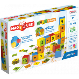 Geomag Magicube Math Building Recycled Clips 61 pc