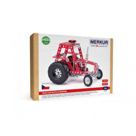 Merkur Toys Stavebnice MERKUR 057 Traktor s řízením  26x18x5,5cm