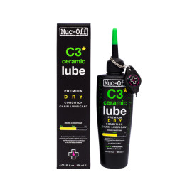 MUC-OFF C3 DRY CERAMIC LUBE - Mazivo na řetěz s keramikou do sucha Objem balení: 120 ml