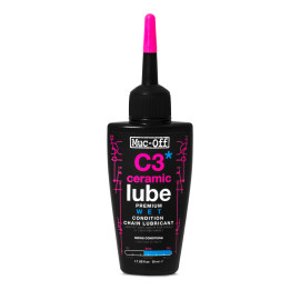 MUC-OFF C3 WET CERAMIC LUBE - Mazivo na řetěz s keramikou do mokra Objem balení: 50 ml