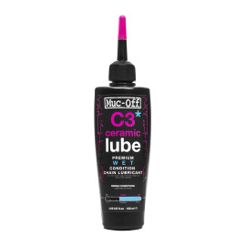 MUC-OFF C3 WET CERAMIC LUBE - Mazivo na řetěz s keramikou do mokra Objem balení: 50 ml