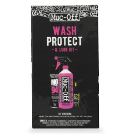 MUC-OFF WASH, PROTECT & LUBE DRY KIT - Základní sada pro mytí, ochranu a lubrikaci kol