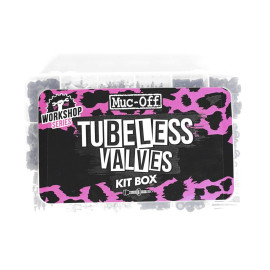 MUC-OFF TUBELESS VALVES KIT BOX - Servisní set pro bezdušové pláště