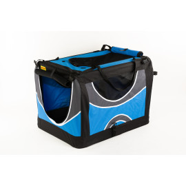 Přepravní box COOL PET originál, barva tyrkysová modrá, skládací, velikost: S 50*35*35cm