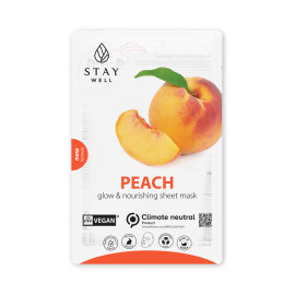 Peach Vegan Sheet Mask