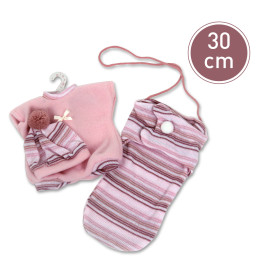 Llorens VRN30-006 obleček pro panenku miminko velikosti 30 cm