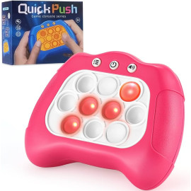 peckahracky QuickPush - Elektronická POP IT hra Barva: Růžová s modrým středem