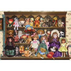 ANATOLIAN Puzzle Babiččina police s panenkami 500 dílků