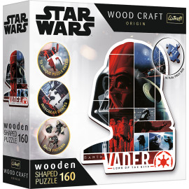 TREFL Wood Craft Origin puzzle Star Wars: Darth Vader 160 dílků