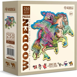 WOODEN CITY Dřevěné puzzle Kůň a orel 250 dílků