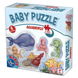 D-TOYS Baby puzzle Podmořský svět 6v1 (2-5 dílků)