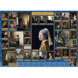 COBBLE HILL Puzzle Vermeer 1000 dílků