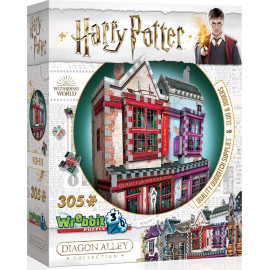 WREBBIT 3D puzzle Harry Potter: Prvotřídní potřeby pro famfrpál a Slug & Jiggers Apothecary 305 dílků
