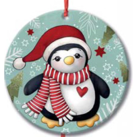 Egan Vánoční ozdoba tučňák 7 x 7 cm