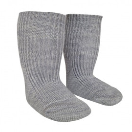 Dětské merino 95% ponožky RIPE šedé MUFFIN MODE Velikost: 17-19