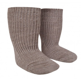 Dětské merino 95% ponožky RIPE světle hnědé MUFFIN MODE Velikost: 17-19
