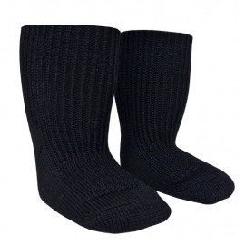 Dětské merino 95% ponožky RIPE černé MUFFIN MODE Velikost: 17-19