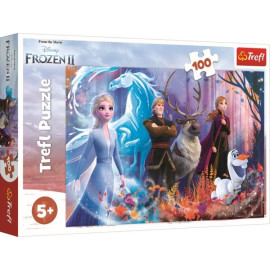 TREFL Puzzle Ledové království 2: Mrazivá magie 100 dílků