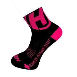 Ponožky HAVEN LITE Silver NEO black/pink 2 páry vel. 1-3 (34-36) 2 páry