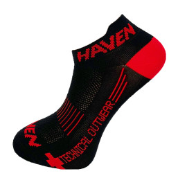 Ponožky HAVEN SNAKE Silver NEO black/red 2 páry vel. 1-3 (34-36) 2 páry