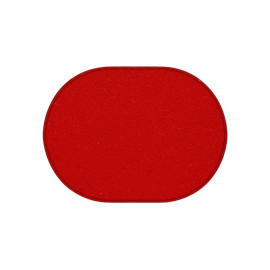 Vopi koberce Kusový koberec Eton červený ovál - 120x160 cm