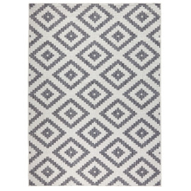 NORTHRUGS - Hanse Home koberce Kusový koberec Twin-Wendeteppiche 103132 grau creme – na ven i na doma - 200x290 cm