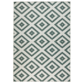 NORTHRUGS - Hanse Home koberce Kusový koberec Twin-Wendeteppiche 103131 grün creme – na ven i na doma - 160x230 cm