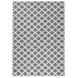 NORTHRUGS - Hanse Home koberce Kusový koberec Twin-Wendeteppiche 103126 grau creme – na ven i na doma - 120x170 cm