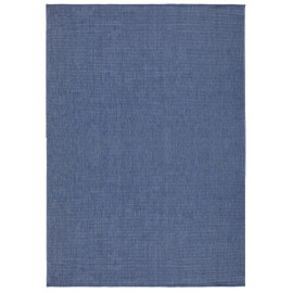 NORTHRUGS - Hanse Home koberce Kusový koberec Twin-Wendeteppiche 103100 blau creme – na ven i na doma - 80x150 cm