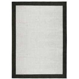 NORTHRUGS - Hanse Home koberce Kusový koberec Twin-Wendeteppiche 103105 creme schwarz – na ven i na doma - 160x230 cm