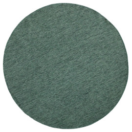 NORTHRUGS - Hanse Home koberce Kusový koberec Twin-Wendeteppiche 103095 grün creme kruh – na ven i na doma - 200x200 (průměr) kruh cm