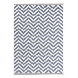 NORTHRUGS - Hanse Home koberce Kusový koberec Twin Supreme 103435 Palma blue creme – na ven i na doma - 200x290 cm